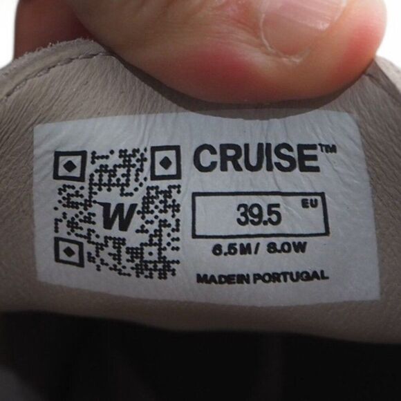 Wolf and Shepherd Cruise Lace-up Nubuck Casual Sneakers Gray / Vanilla Women's 8 - Picture 10 of 11